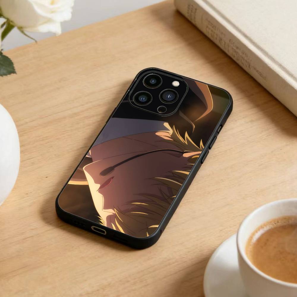 W-Tamon's B-Side Phone Case For iPhone 17 16 15 14 13 12 Max Plus Silicone Black Cover