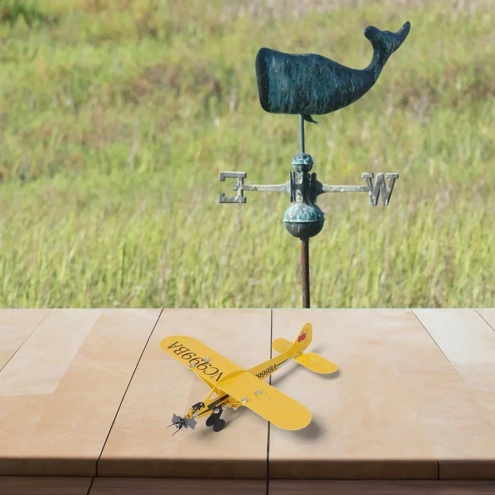 Airplane Souvenir Airplane Weathervane Windy Days Outdoor Decorating Outdoor Ornament Freestanding Yard Ornament China Mainland