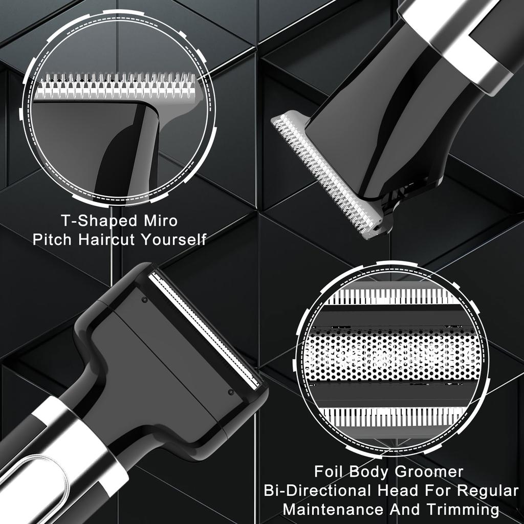 Xiaomi Surker 4-in-1 Shaver for Men Grooming Kit Multi-Function Washable Full Body Nose Wet/Dry Hair Trimmer for Home Use Razor