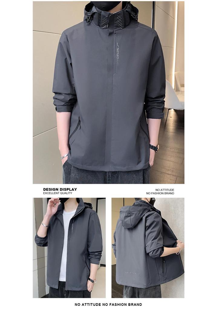 Men's and Women's Waterproof Windbreaker: Spring/Autumn Lightweight, Windproof Outdoor Jacket