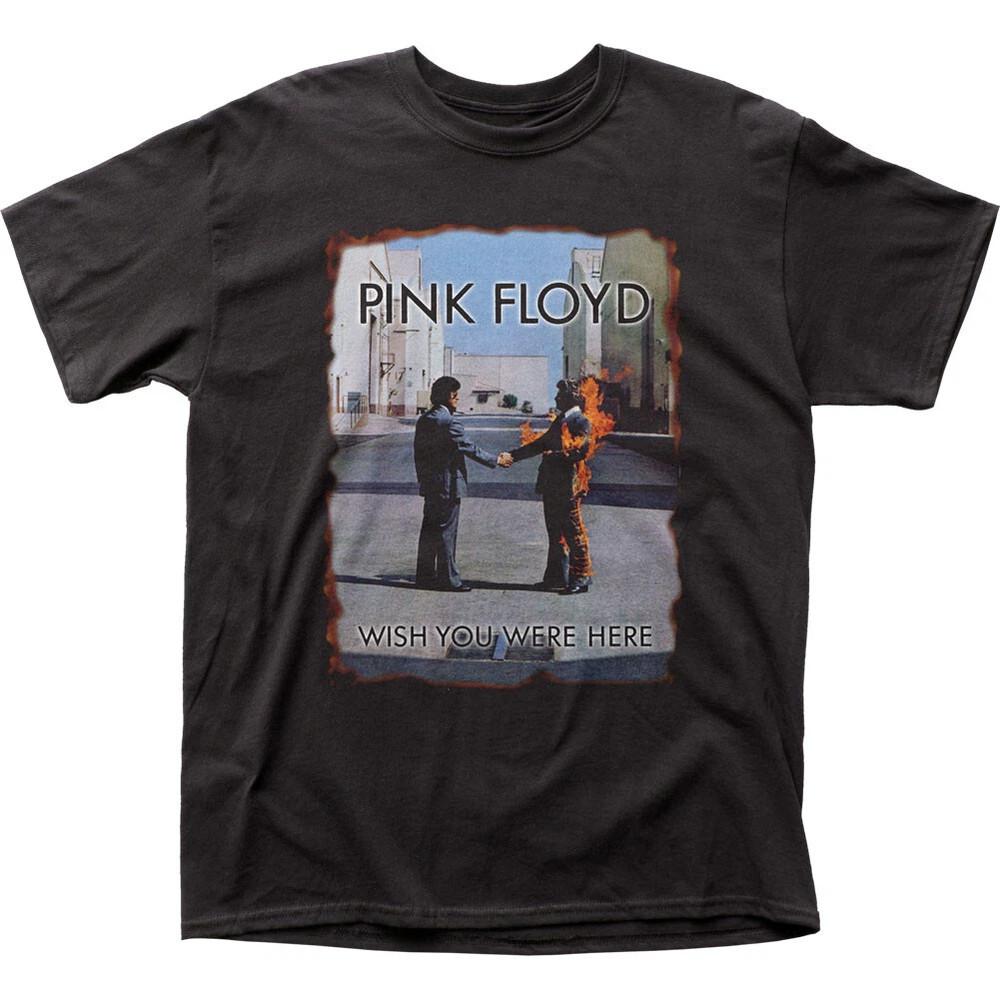

Pink Floyd Wish You Were Here Mens Rock and Roll Classic Tee New Black Unisex T-Shirt XL