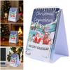 100 Day Christmas Countdown Calendar 2025 Tear Off Christmas Countdown Calendar for Christmas Desktop Calendars