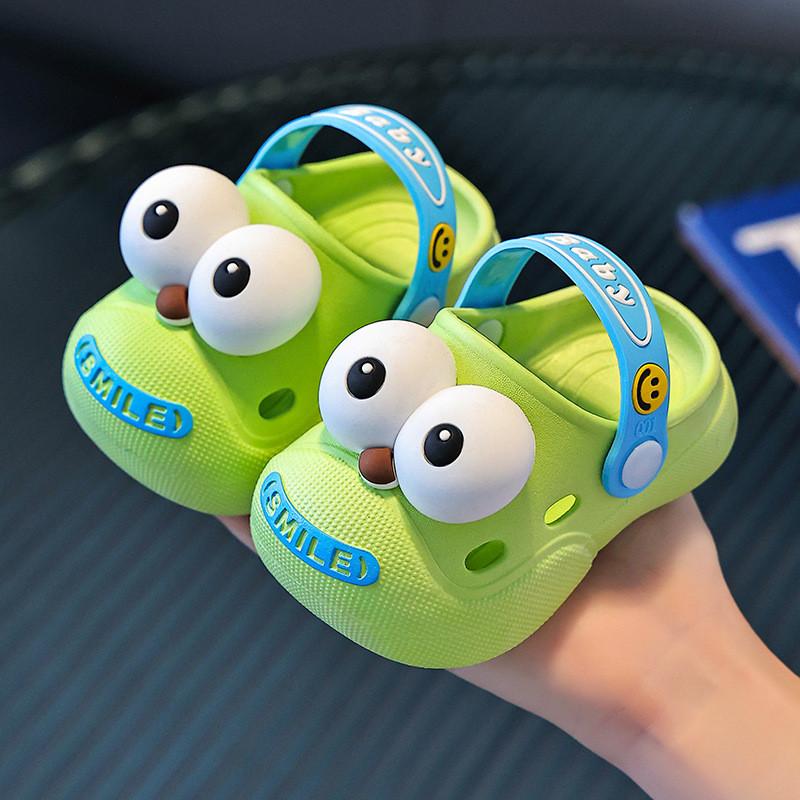 Cartoon Paradise Kids Sandals Summer Non Slip Pvc Beach Shoes For Boys Girls