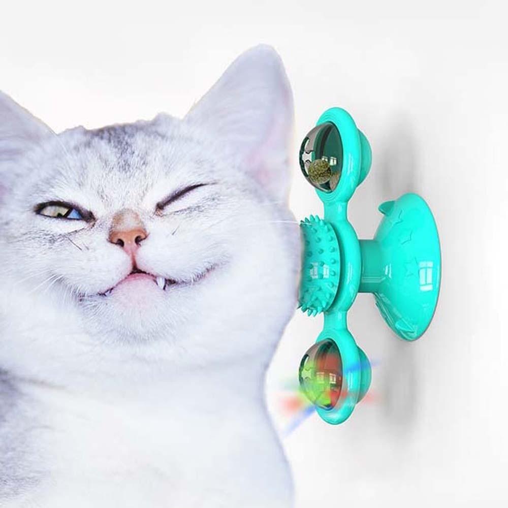 Kitten Puppy Pet Training Toy Interactive Rotatable Plaything for Cat Pet Training