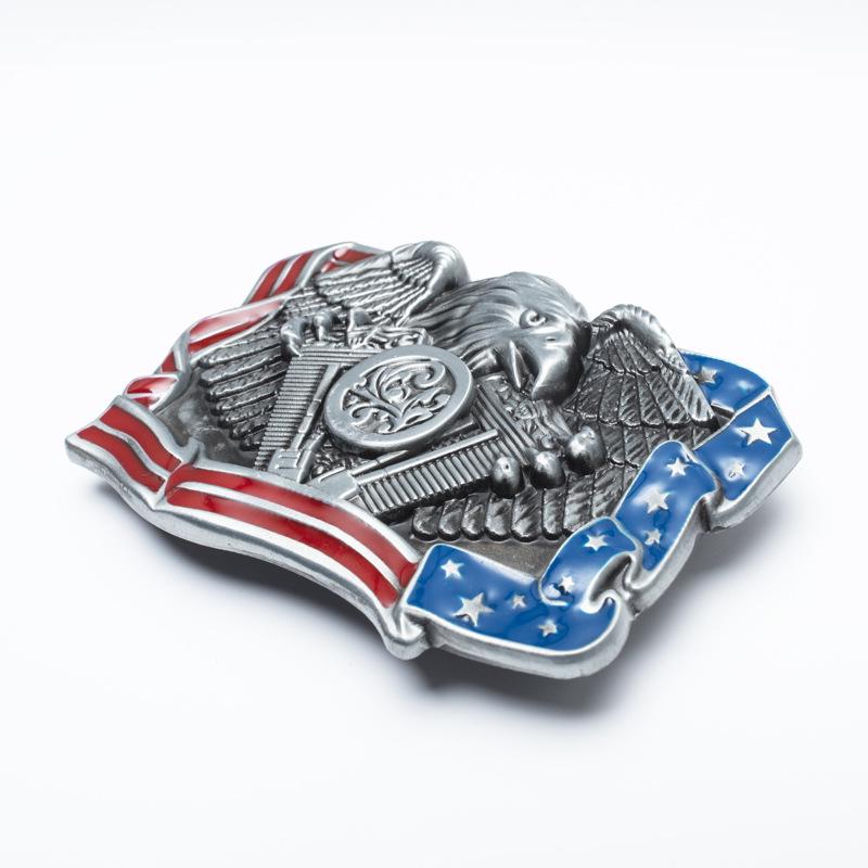 Personalisierte Retro-Adler-Motorrad-Motor-Gürtelschnalle - Western-Cowboy-Stil