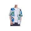 Fila Logo Loose Fit Printed Casual Woven Short Sleeve Shirt Men Shirts Multicolor F11M338401F-ZA