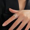 Copper Simple Snake Ring For Women Jewelry Finger Adjustable Open Ring For Party Birthday Gift