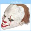 Masca Horror It Clown Latex Costum Pentru Crăciun și Halloween