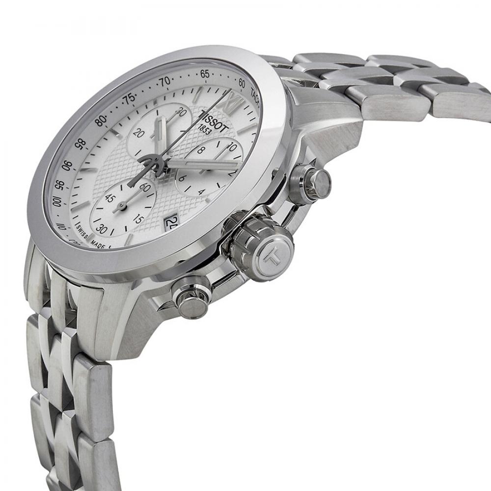 Tissot Prc200 Chronograph White Dial Ladies Watch T0552171101800 T055.217.11.018.00