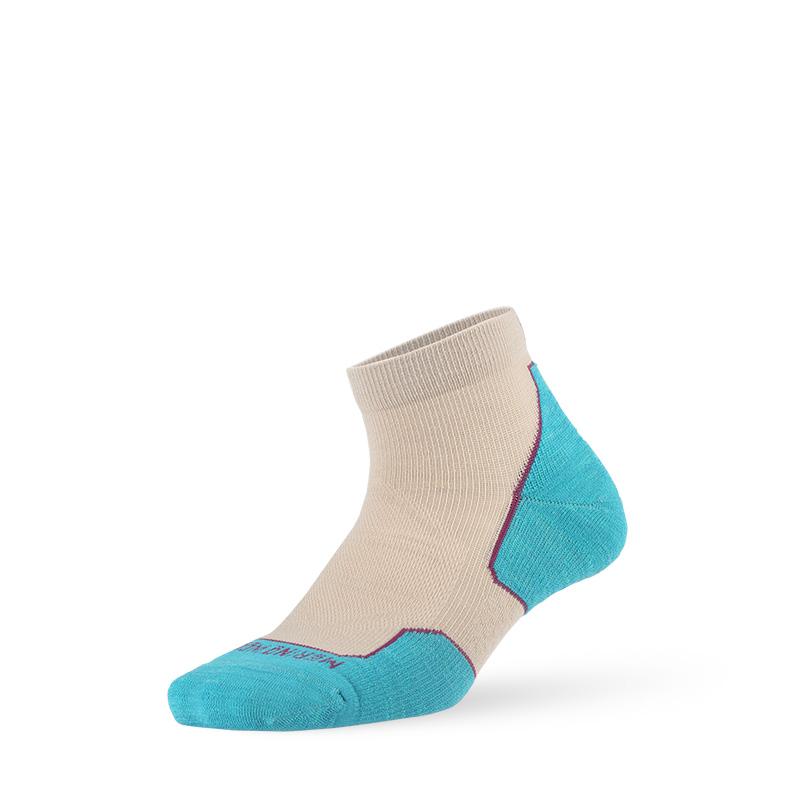 ZEALWOOD Marathon Laufsocken, Herren Damen Outdoor Merino Wolle Sport Kompressionssocken Atmungsaktiv Gepolstert Radfahren 1/3 Paare