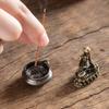 Mini Incense Burner Household Indoor Sandalwood Burner for Buddha Worship Antique Incense Burner