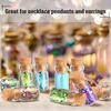 10/100 Stück Mini Klare Glasflaschen mit Korkverschluss Nachrichtenflaschen für Hochzeits- Geburtstagsfeier Dekoration DIY Gläser Fläschchen Geschenke