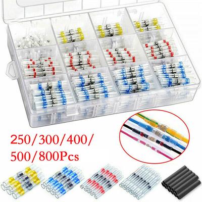 150-800Pcs Heat-shrink Tubing Thermoresistant Tube Heat Shrink Wrapping Kit Electrical Connection Wire Cable Insulation Kit