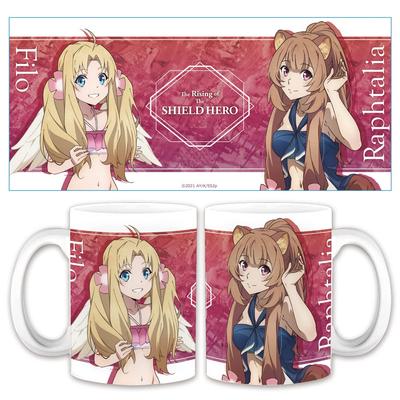 The Rising of the Shield Hero Season 2 Mug B [Raphtalia & Filo Swimsuit]