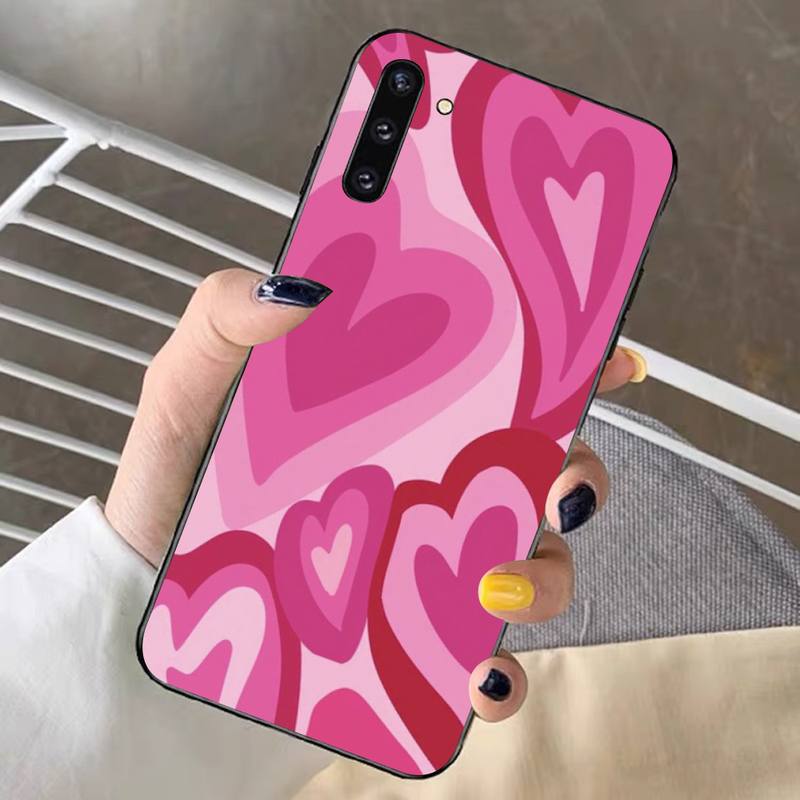 Love Heart Phone Case for Samsung Note 5 7 8 9 10 20 Pro Plus Lite Ultra A21 12 72
