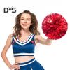 10 Stück Cheerleader-Pompons, metallische Cheerleader-Pompons mit Fingerring, Jubel-Requisiten für Squad-Team-Sportspiele, Tanz- und Kleiderpartys