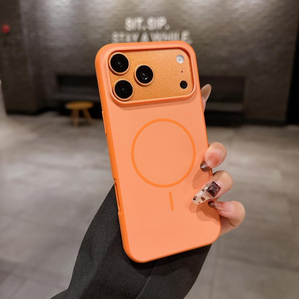 Luxury Phone Case for  iPhone 17 16Plus 15 14 13 12 Pro Max Air with MagSafe Wireless Magnetic Charging Protection