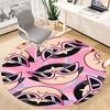 1pc Powerpuff Girls Office Round Area Rug, Under Office Chairs Bedroom Living Room Home Decor  a1022144