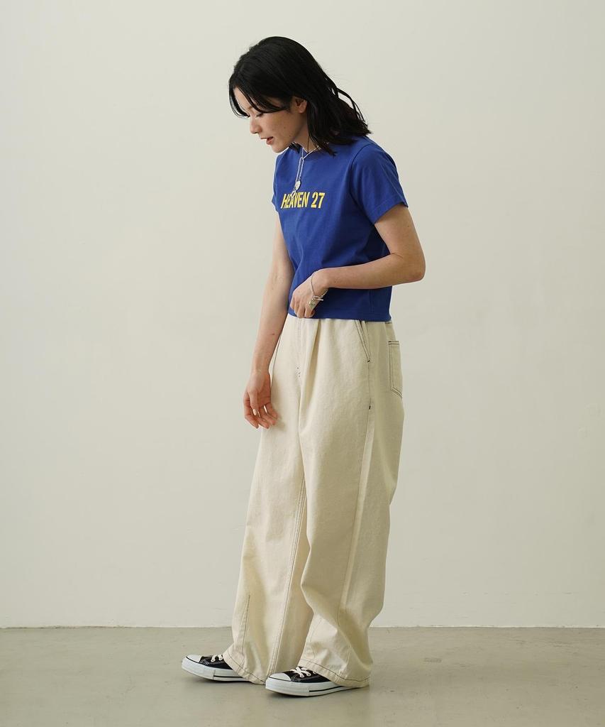Milkfed HEAVEN27 COMPACT Blue S/S TEE, Women's,