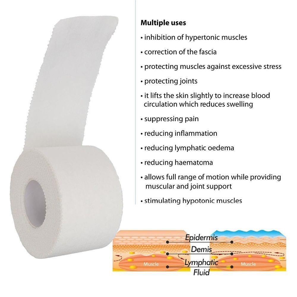 2.5/3.8/5cm 9.1Meters Emergency tool Sport Adhesive Tape Health Care Self-Adhesive Elastic Bandage Elastic Stretch Support