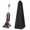 Upright Vacuum Cleaner Protective Cover In 210D Oxford Cloth, Full Size Fit For Most Brands, Black With Handle And Side Zipper