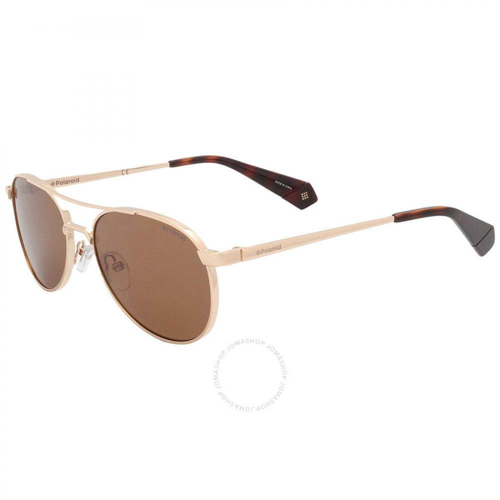 Polaroid Core Bronze Polarized Pilot LadieS SunglaSSeS Pld 6070 S X 0j5g Sp 56