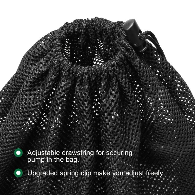 Water Pump Filter Mesh Bag Tear Resistant Easy Install Anti-clog Pond Pump Protector for Outdoor Koi Pond Aquaculture