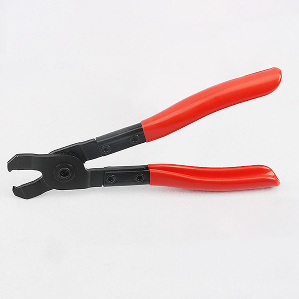 Binding Pliers 1pc Pliers Red Removal Tool Binding Pliers Carbon Steel Dust Cover Hose Clamp Dust Jacket Pliers