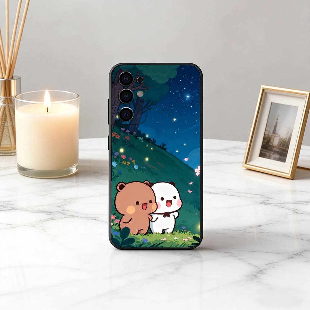 Funny Family B-BUBU D-DUDU-es Phone Case For Samsung S25,S24,S21,S22,S23,S30,Ultra,S20,Plus,Fe,Lite,Note,10,Black Cover