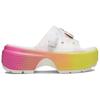 Crocs Comfortable and Casual EVA Slippers Women's White