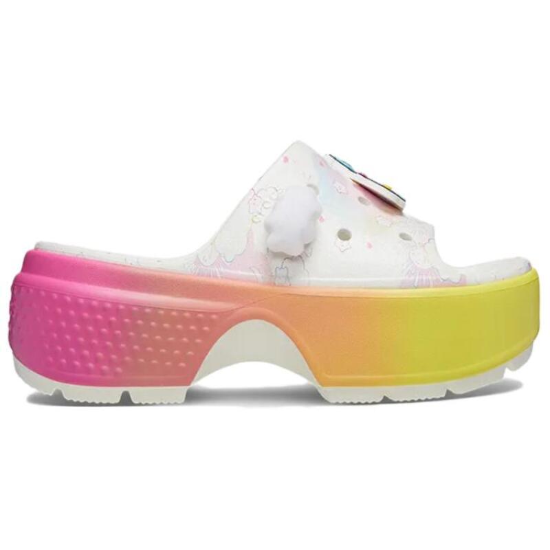 Crocs Comfortable and Casual EVA Slippers Women's White