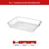 Clear Acrylic Rectangular Serving Tray