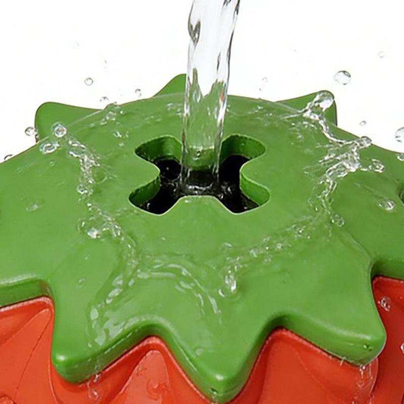 Dog Chew Toys Rubber Cute Strawberry Shaped Food Leaking Toy Durable Eco-friendly Food Dispenser Dogs Toy 2026