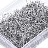 2000 peças/26mm pinos de costura de aço inoxidável pinos de sutura reta de costureira pinos de cabeça de cetim fino faça você mesmo joias fazendo ferramentas de costura