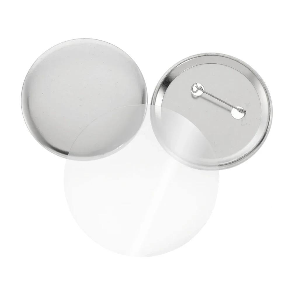 200PCS Metal Blank Badge Pin Button Maker Parts 25/32/37/44mm for DIY Pin Badge Maker DIY Pin Badge Maker Parts Supplies