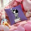 M-Mafalda Cartoon Cushion Cover Pattern Printed Pillowcase for Living Room Sofa Cushion Cover & Bedroom Decor