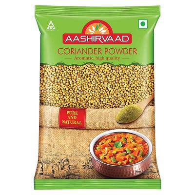 Polvere di coriandolo Aashirvaad, confezione da 200 g, polvere di coriandolo perfettamente bilanciata senza aromi e coloranti aggiunti