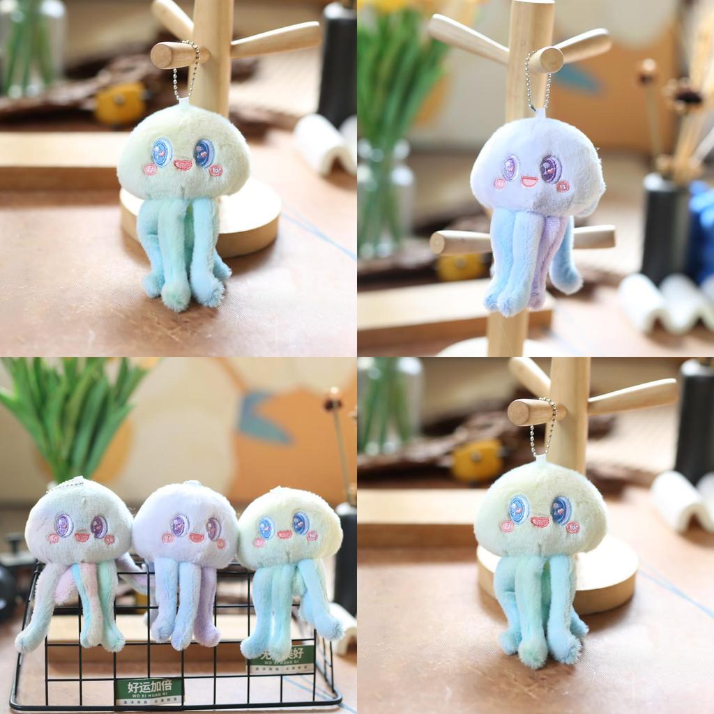 Adorable Plush Octopus Keychain Cute Soft Short Plush Toy Stuffed Animal