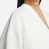 Nike Phoenix Fleece Casual Loose Long-Sleeve Knit Top Women Tops White FB8773-133
