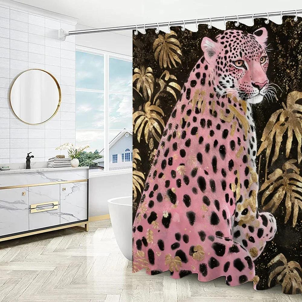 

Занавеска для душа Розовая Пантера для наборов аксессуаров для ванной комнаты Роскошные складные перегородки Занавески для ванной Спальни Дома Комнаты Quarto 90x180cm-35x70in