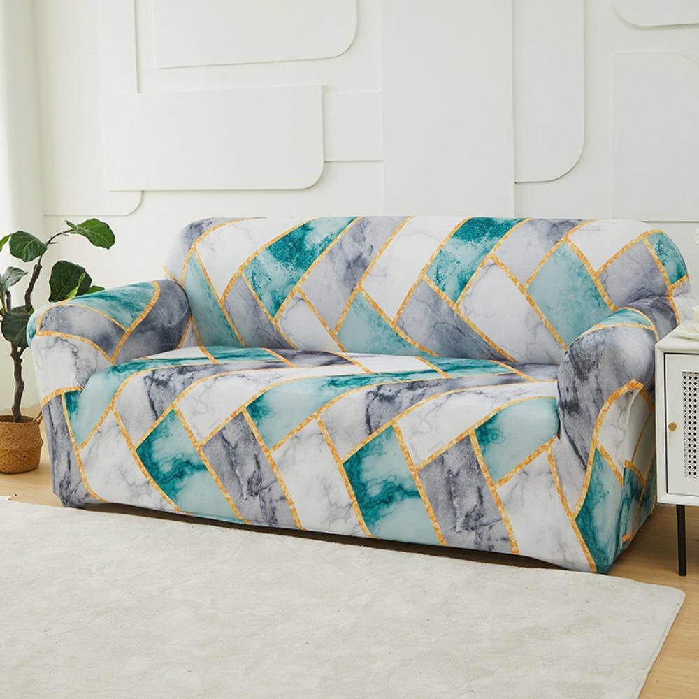 Old Fashioned Armchair Sofa Cover Full Elastic Slip Proof Stretchable Protector