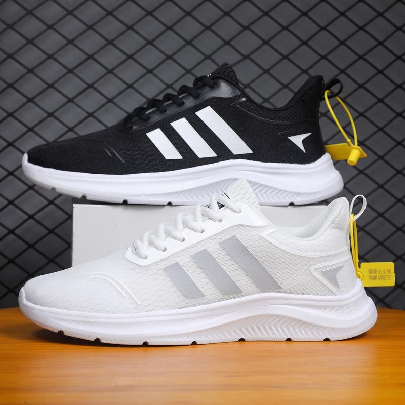 Sneakers Couple Spring Running Shoes Student Tide Fit Breathable Lightweight Soft Sole Men's Shoes Versatile