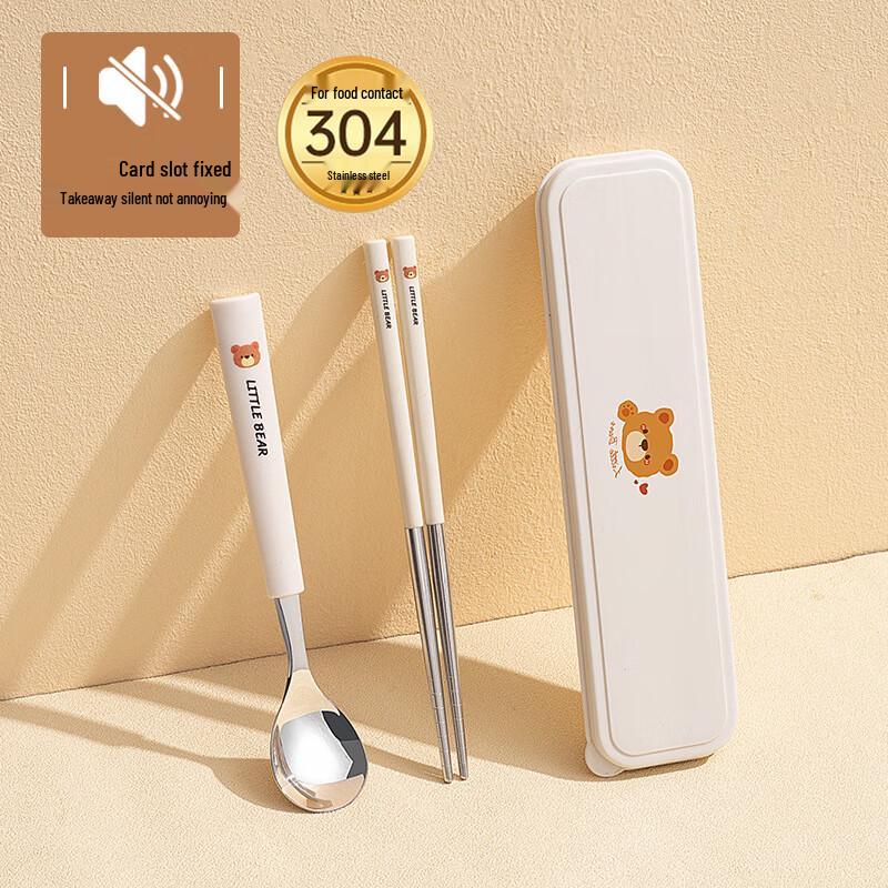 

Chinese Style 304 Stainless Steel Portable Cutlery Set - 5-Count Bundle