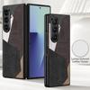 Bowknots Leopard Print Case For Samsung Galaxy Z Fold 8 7 6 5 Z Fold8 Fold7 Fold6 Hybrid Leather Skin Hard PC Folding Phone Cover