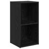 TV Cabinet Set 6 Pcs Black Oak Effect Particleboard