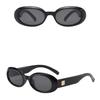Retro Oval Trendy Sunglasses For Men And Women Fashion High-end UV Protection Sun Glasses Outdoor Sunscreen Sunshade Eyewear