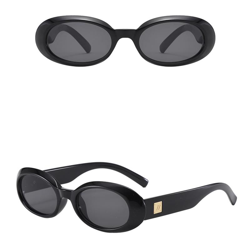 Retro Oval Trendy Sunglasses For Men And Women Fashion High-end UV Protection Sun Glasses Outdoor Sunscreen Sunshade Eyewear