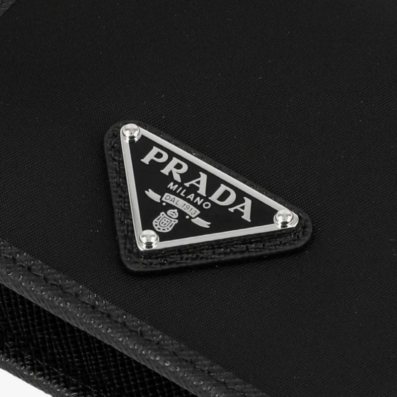 Prada Re Nylon Triangle Logo Wallet 2mo004 2dmh F0002