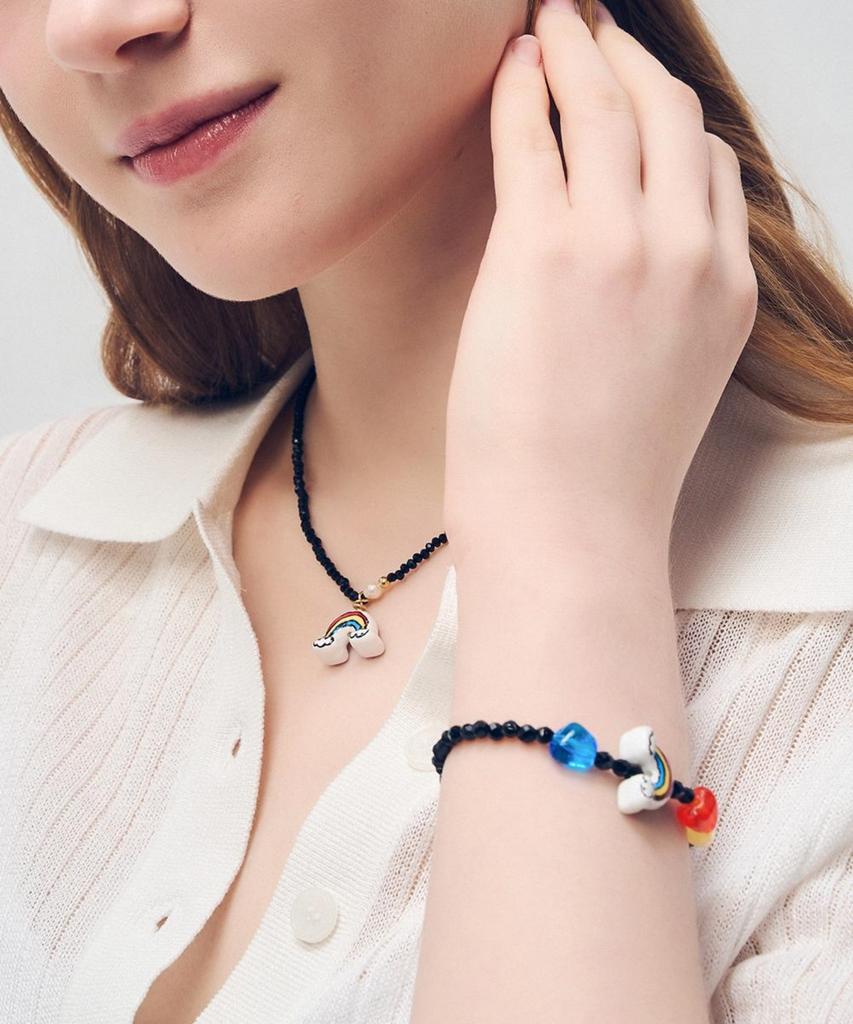 Dana Burton Rainbow Dream Glass Necklace