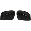 Acouto Door Mirror Covers for 2008‑2012, Car Rearview Door Mirror Caps Side Door Wing Mirror Cap Covers Glossy Black Replacement